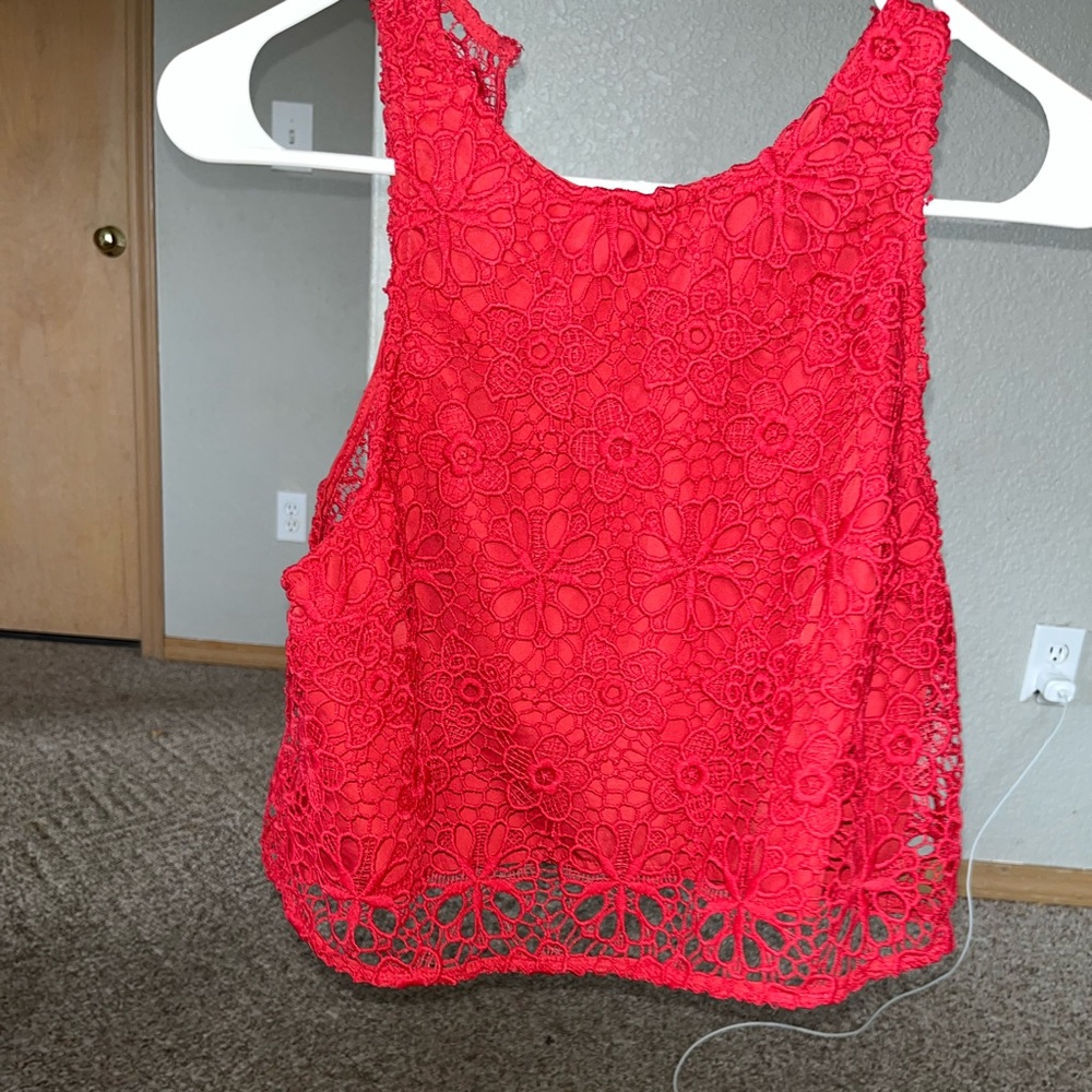 Hollister Laced Crop top - Medium